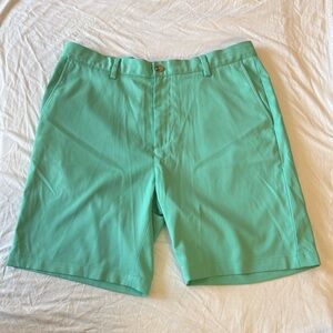 Vineyard Vines Links Golf Shorts Mens Size 36 Green Performance Stretch Inseam